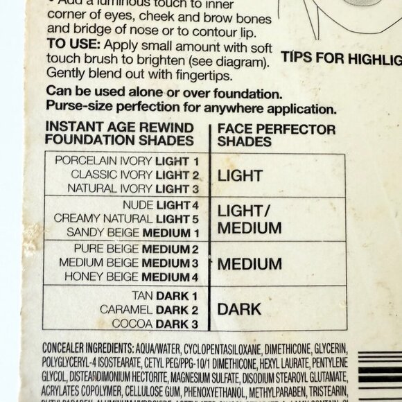 Maybelline Concealer Instant Age Rewind Double Face Perfector Light 710 Skintone - Picture 6 of 7